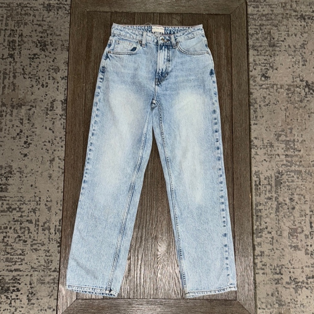 We the Free Free People The Pacifica High Rise Slim Straight Leg Jean